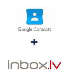 Integração de Google Contacts e INBOX.LV