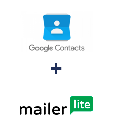 Integração de Google Contacts e MailerLite