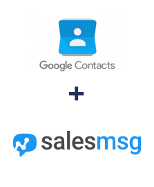 Integração de Google Contacts e Salesmsg