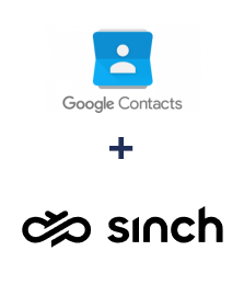 Integração de Google Contacts e Sinch
