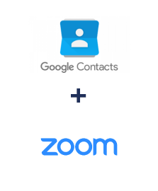 Integração de Google Contacts e Zoom