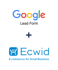 Integração de Google Lead Form e Ecwid