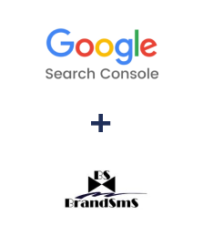 Integração de Google Search Console e BrandSMS 