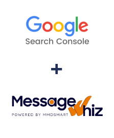 Integração de Google Search Console e MessageWhiz