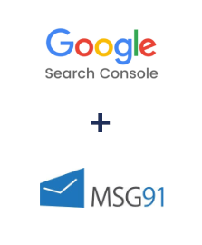 Integração de Google Search Console e MSG91