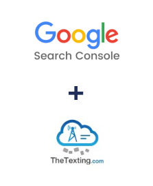 Integração de Google Search Console e TheTexting