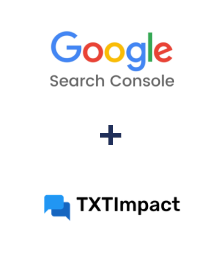 Integração de Google Search Console e TXTImpact