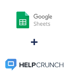 Integração de Google Sheets e HelpCrunch