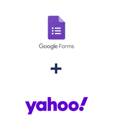 Integração de Google Forms e Yahoo!