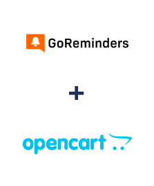 Integração de GoReminders e Opencart