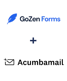 Integração de GoZen Forms e Acumbamail