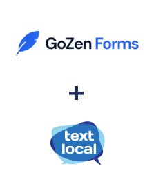 Integração de GoZen Forms e Textlocal
