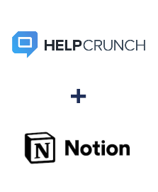 Integração de HelpCrunch e Notion