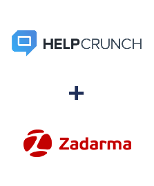 Integração de HelpCrunch e Zadarma