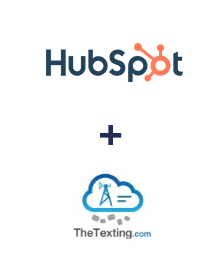 Integração de HubSpot e TheTexting