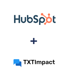 Integração de HubSpot e TXTImpact