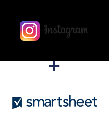 Integração de Instagram e Smartsheet