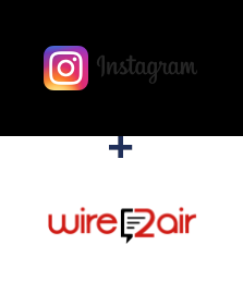 Integração de Instagram e Wire2Air