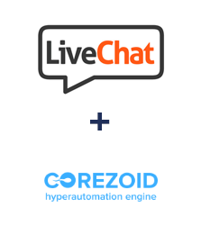 Integração de LiveChat e Corezoid
