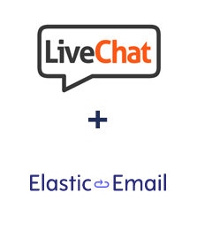 Integração de LiveChat e Elastic Email