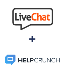 Integração de LiveChat e HelpCrunch