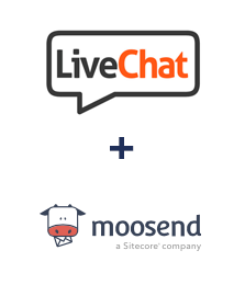 Integração de LiveChat e Moosend