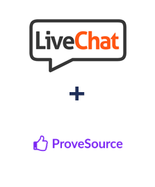 Integração de LiveChat e ProveSource