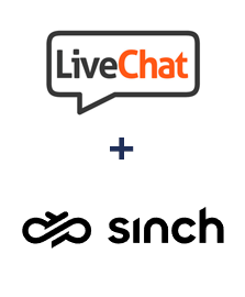 Integração de LiveChat e Sinch