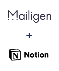 Integração de Mailigen e Notion