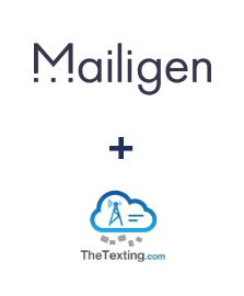 Integração de Mailigen e TheTexting