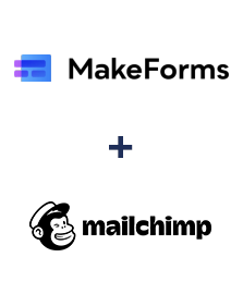 Integração de MakeForms e MailChimp
