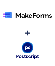 Integração de MakeForms e Postscript