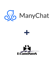 Integração de ManyChat e BrandSMS 