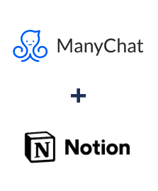 Integração de ManyChat e Notion