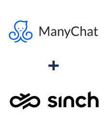 Integração de ManyChat e Sinch
