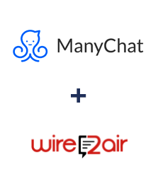 Integração de ManyChat e Wire2Air