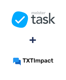 Integração de MeisterTask e TXTImpact