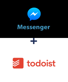 Integração de Facebook Messenger e Todoist
