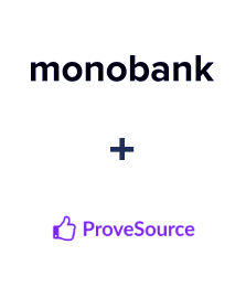 Integração de Monobank e ProveSource
