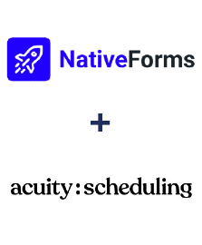 Integração de NativeForms e Acuity Scheduling