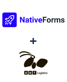 Integração de NativeForms e ANT-Logistics