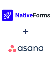 Integração de NativeForms e Asana