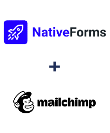 Integração de NativeForms e MailChimp