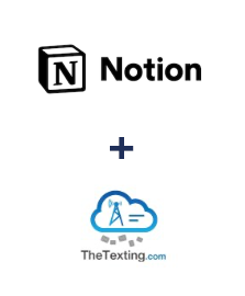 Integração de Notion e TheTexting