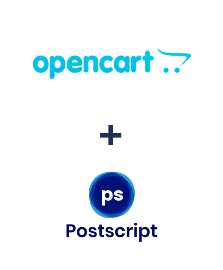 Integração de Opencart e Postscript