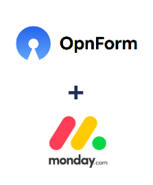 Integração de OpnForm e Monday.com