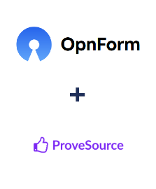 Integração de OpnForm e ProveSource