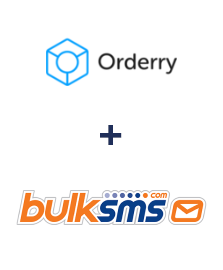 Integração de Orderry e BulkSMS