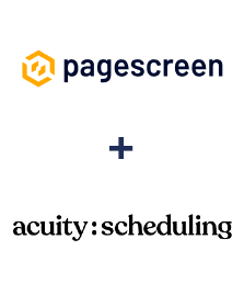 Integração de Pagescreen e Acuity Scheduling