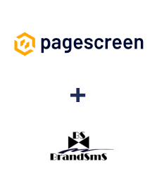 Integração de Pagescreen e BrandSMS 